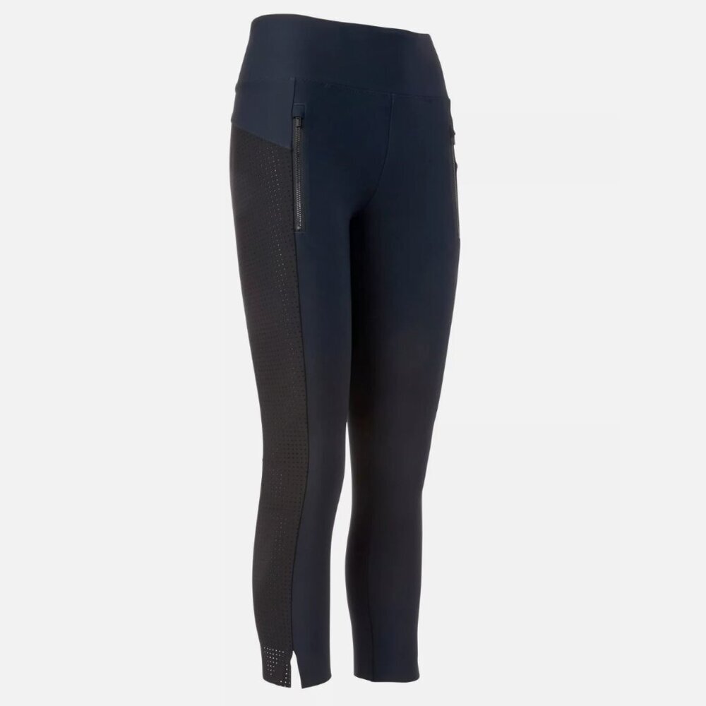 Athleta Stellar Crop Pant Black Women's XS #405525 Legging Pockets